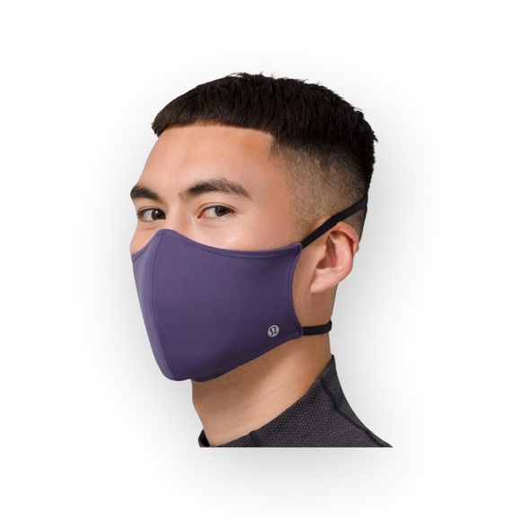 HTF: new Lululemon ॐ Double Strap Face Mask ॐ Midnight Orchid Nulu Fabric ॐ - Picture 13 of 16